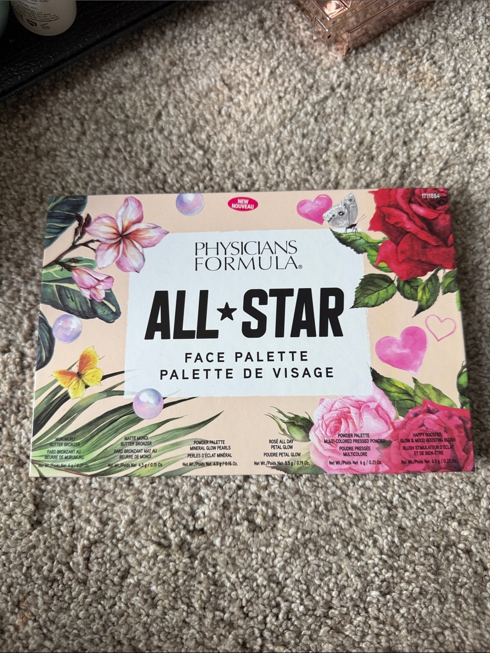 Physicians Formula All-Star Face Palette — Pink Floral Packaging